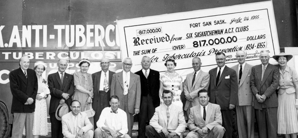 ACT Cheque Presentation to the Anti-Tuberculosis League