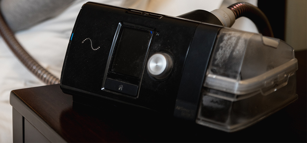 humidity in a cpap machine reservoir
